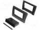 Radio mounting frame  2 DIN  Fiat  anthracite