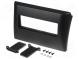 Radio mounting frame  1 DIN  Fiat  black