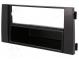 Radio mounting frame  2 ISO  Audi  black