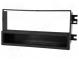 Radio mounting frame  1 DIN  Kia  black