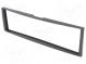 Radio mounting frame  1 DIN  Renault  black