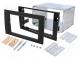 Radio mounting frame  2 DIN  Audi, Seat  anthracite