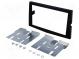 Рамка для магнитолы  2 DIN  Opel  charcoal black
