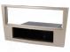 Radio mounting frame  1 DIN  Opel  satin-stone