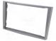 Radio mounting frame  2 DIN  Opel  silver