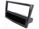 Radio mounting frame  1 DIN  Opel  black gloss
