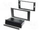 Radio mounting frame  2 DIN  Ford  black