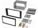 Radio mounting frame  2 DIN  Ford  black