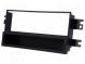 Radio mounting frame  1 DIN  Kia  black