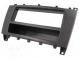 Radio mounting frame  1 DIN  Mercedes  black