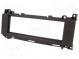 Radio mounting frame  1 DIN  Mercedes  black