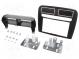 Radio mounting frame  2 DIN  Fiat  black