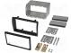 Radio mounting frame  2 DIN  Citroën, Fiat, Peugeot  anthracite