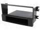Radio mounting frame  1 DIN  Kia  black