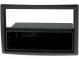 Radio mounting frame  2 DIN  Renault  black
