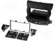 Radio mounting frame  2 DIN  Citroën, Mitsubishi, Peugeot  black