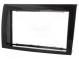 Radio mounting frame  2 DIN  Fiat  black gloss