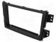 Radio mounting frame  2 DIN  Opel, Suzuki  black
