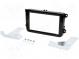 Radio mounting frame  2 DIN  VW  black gloss