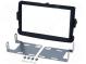 Radio mounting frame  2 DIN  Dacia  dark grey