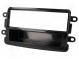 Radio mounting frame  1 DIN  Dacia  black gloss