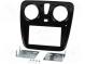 Radio mounting frame  2 DIN  Dacia  black