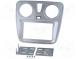 Radio mounting frame  2 DIN  Dacia  silver