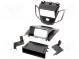 Radio mounting frame  2 DIN  Ford  black