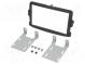 Radio mounting frame  2 DIN  Dacia, Opel, Renault  black