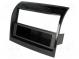 Radio mounting frame  2 DIN  Citroën, Fiat, Peugeot  black gloss