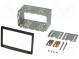 Radio mounting frame  2 DIN  Citroën, Fiat, Peugeot, Toyota  black