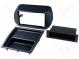 Radio mounting frame  1 DIN  Citroën, Fiat, Peugeot  dark grey
