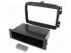 Radio mounting frame  2 DIN  Fiat  black