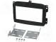 Radio mounting frame  2 DIN  Fiat  black