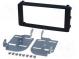 Radio mounting frame  2 DIN  Citroën, Mitsubishi, Peugeot  black