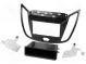 Radio mounting frame  2 DIN  Ford  matt black