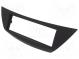 Radio mounting frame  1 DIN  Renault  black