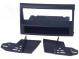 Radio mounting frame  1 DIN  Kia  matt black