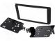 Radio mounting frame  2 DIN  Subaru  black