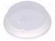 Self-adhesive foot  Ø  19mm  H  4.1mm  transparent  polyurethane