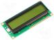 Display  LCD  alphanumeric  STN Positive  16x1  green  LED  PIN 16