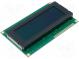 Display  LCD  alphanumeric  FSTN Negative  20x4  dark blue  LED
