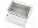 Enclosure  wall mounting  X 166mm  Y 161mm  Z 93mm  RCP  ABS  grey