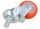 Transport wheel  Ø  40mm  W  18mm  H  59mm  torsional  400N  40kg