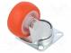 Transport wheel  Ø  40mm  W  18mm  H  59mm  torsional  400N  40kg