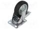 Transport wheel  Ø  100mm  W  30mm  H  128mm  torsional with lock