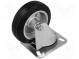 Transport wheel  Ø  100mm  W  30mm  H  128mm  torsional  76kg  rubber