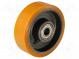 Transport wheel  Ø  250mm  W  80mm  hub with ball bearings  509kg