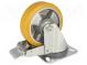 Transport wheel  Ø  100mm  W  30mm  H  128mm  torsional with lock