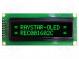 Display  OLED  alphanumeric  16x2  Dim  85x36x10mm  green  PIN  16